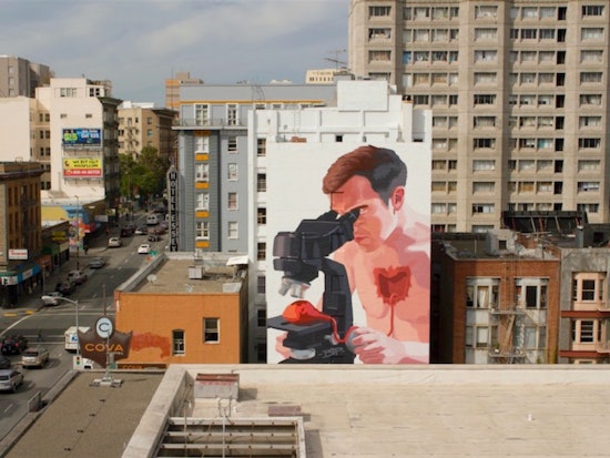 Anonymous Artist BiP Unveils 7-Story Tenderloin Mural