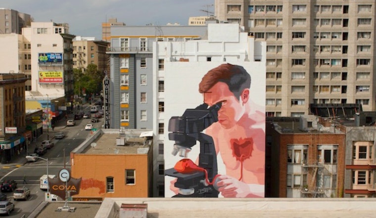 Anonymous Artist BiP Unveils 7-Story Tenderloin Mural