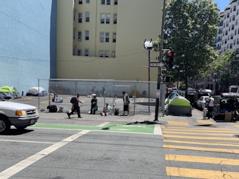 City opens empty Tenderloin parking lot for camping, with no services provided