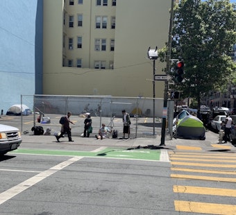City opens empty Tenderloin parking lot for camping, with no services provided