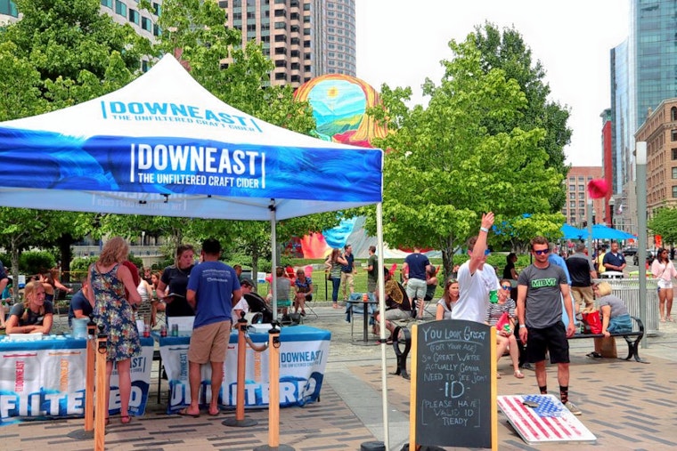 Downeast Cider brings 'Back Porch' beer garden to the Greenway