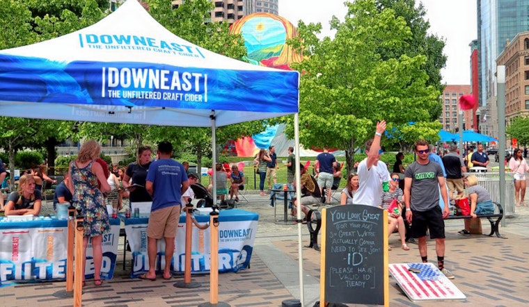 Downeast Cider brings 'Back Porch' beer garden to the Greenway