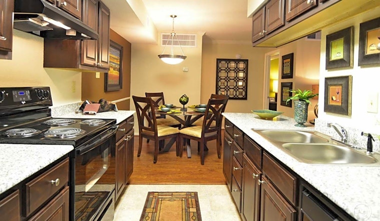 What apartments will $1,100 rent you in West Oaks, right now?