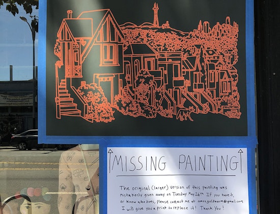 San Francisco artist seeks $2,200 painting given away without permission