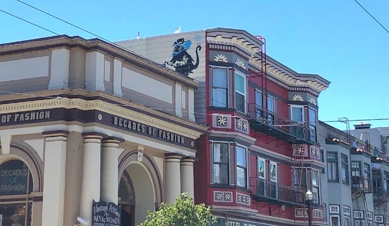 Banksy's 'Haight Street Rat' dons a new garment