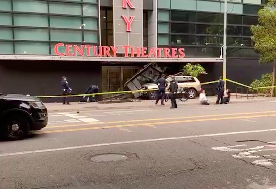 SUV driver crashes into Westfield San Francisco Centre mall, injuring pedestrian