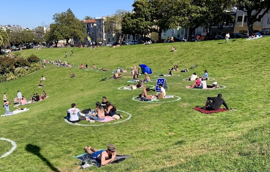 Social-distancing circles expand to more San Francisco parks, as well as 'Gay Beach'