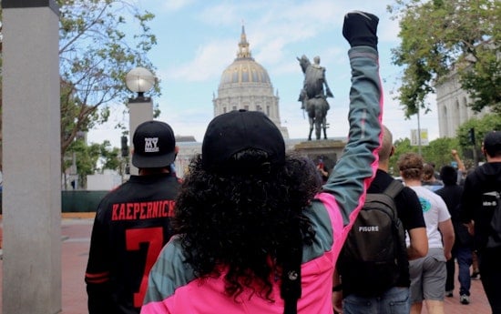 Scenes from the George Floyd protest in San Francisco