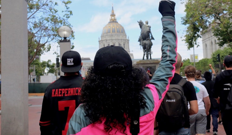 Scenes from the George Floyd protest in San Francisco