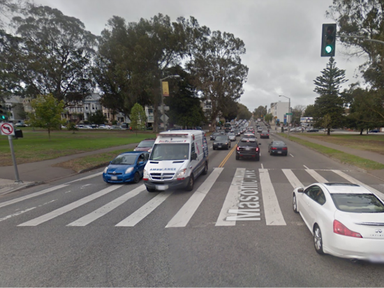 Pedestrian Struck By Vehicle At Masonic & Oak