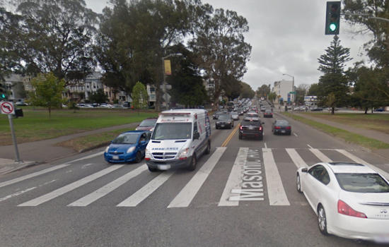 Pedestrian Struck By Vehicle At Masonic & Oak