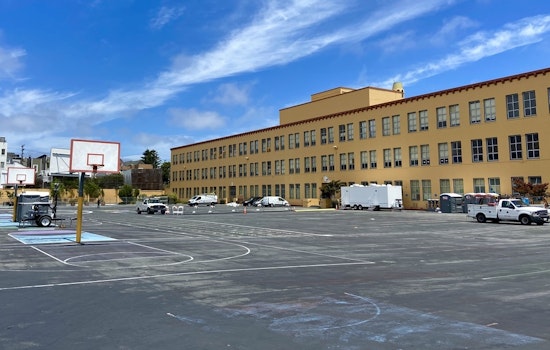 Castro's safe sleeping site opens today at Everett Middle School, with a tight deadline for success