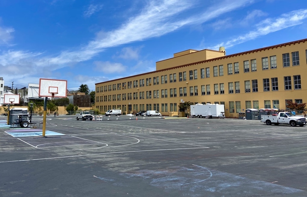 Castro's safe sleeping site opens today at Everett Middle School, with a tight deadline for success