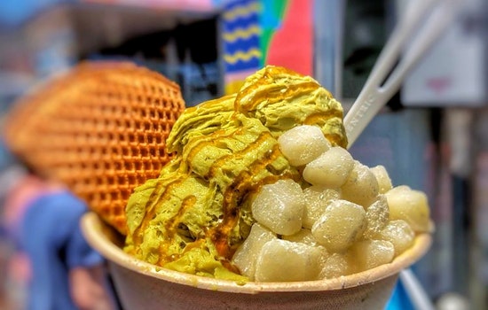 Snow day: Powder frozen dessert shop opens in Mission Bay