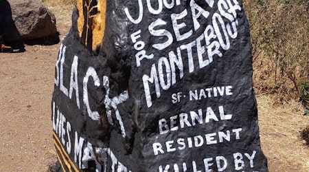 SF Public Works removes 'Black Lives Matter' art from Bernal Hill rock [Updated]