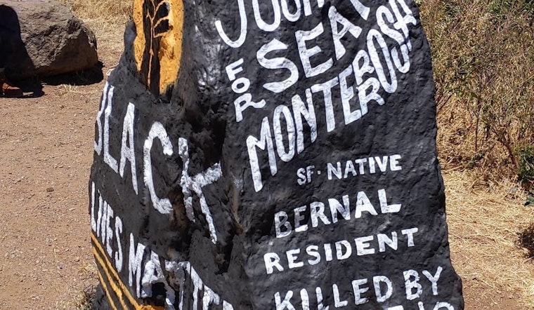 SF Public Works removes 'Black Lives Matter' art from Bernal Hill rock [Updated]