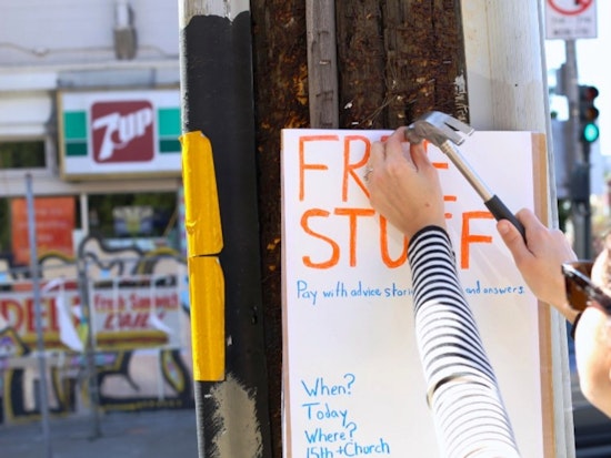 Neighborhood Sidewalk Sale Swaps Belongings For Stories
