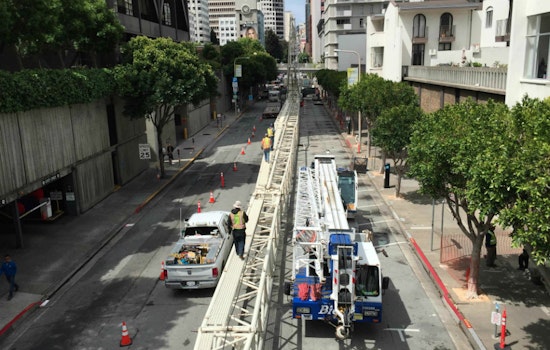 400-Foot Crane Takes Over Washington Street This Weekend