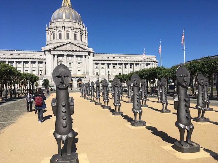 Art installation to be dedicated at Civic Center Commons block party