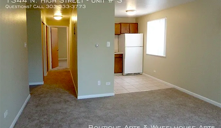 The cheapest apartments for rent in Cheesman Park, Denver