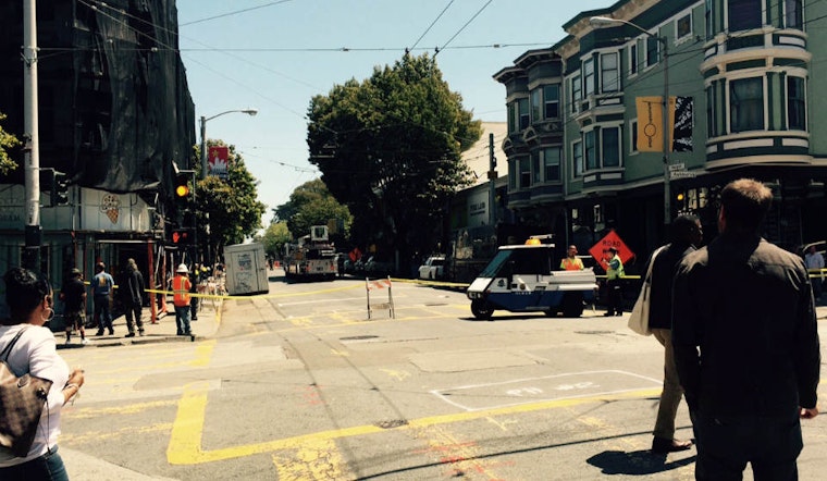 Construction Crew Ruptures Gas Line At Haight & Masonic [Update: Safe Now]