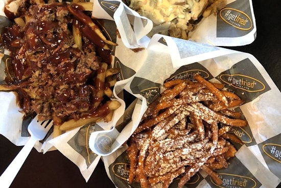 Bury your fries in toppings at #Getfried cafe, new in Deep Ellum