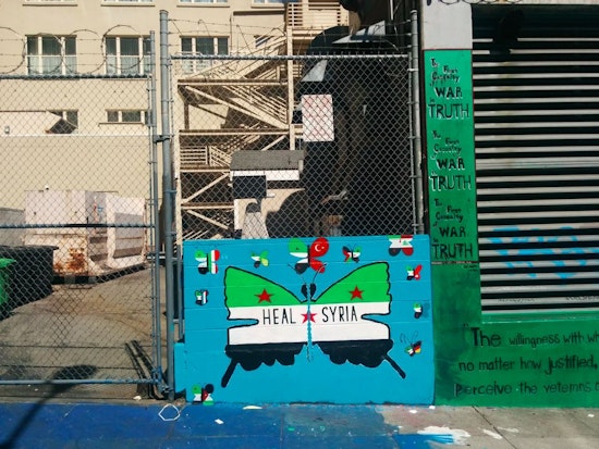 'Veterans Alley' Mural Dedication Today For Syrian Refugees, TL's Homeless Vets