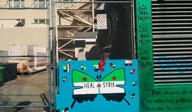 'Veterans Alley' Mural Dedication Today For Syrian Refugees, TL's Homeless Vets