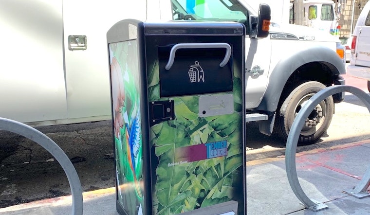 Tamper-proof trash cans on the way to every Tenderloin intersection