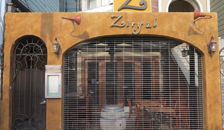 Ziryab Has Closed After Nearly A Decade On Divisadero