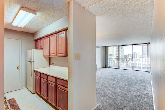 What apartments will $1,900 rent you in Central Business District, this month?