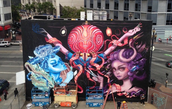 New Mural Unveiled On Backside Of All Star Cafe Building