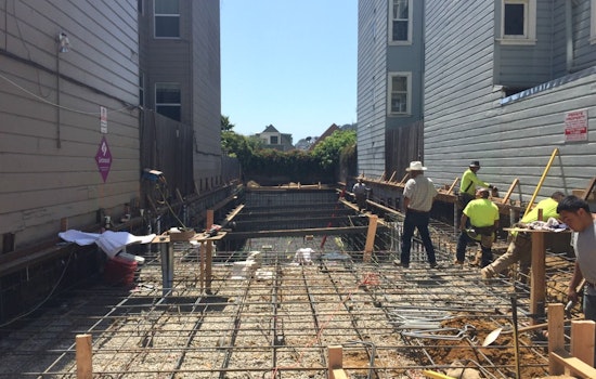 Vacant Lot On McAllister And Divis Being Turned Into Residential Building
