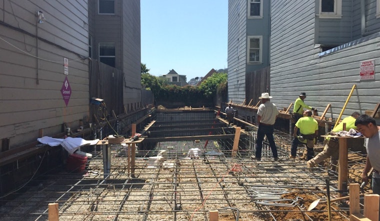 Vacant Lot On McAllister And Divis Being Turned Into Residential Building