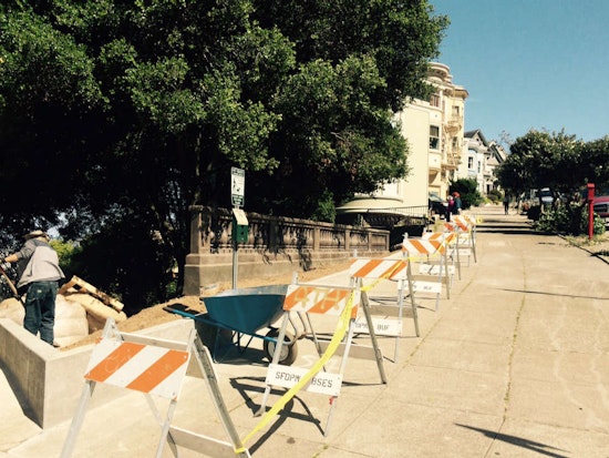 Work To Renovate Adah's Stairway Is Underway