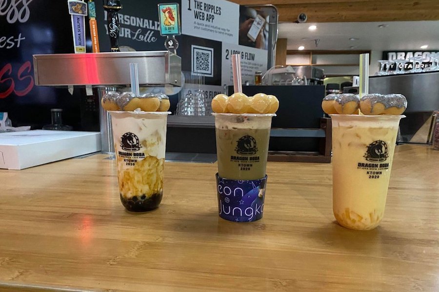 Dragon Boba Makes Koreatown Debut With Bubble Tea And More