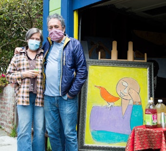 'Artists-in-place': Bernal Heights neighbors transform homes into outdoor gallery walk
