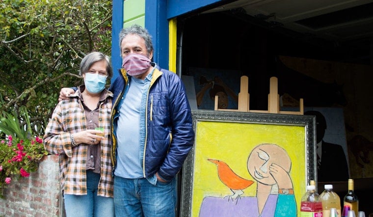 'Artists-in-place': Bernal Heights neighbors transform homes into outdoor gallery walk