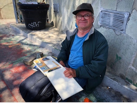 Artist Rico Solinas paints the Bayview District, one building at a time