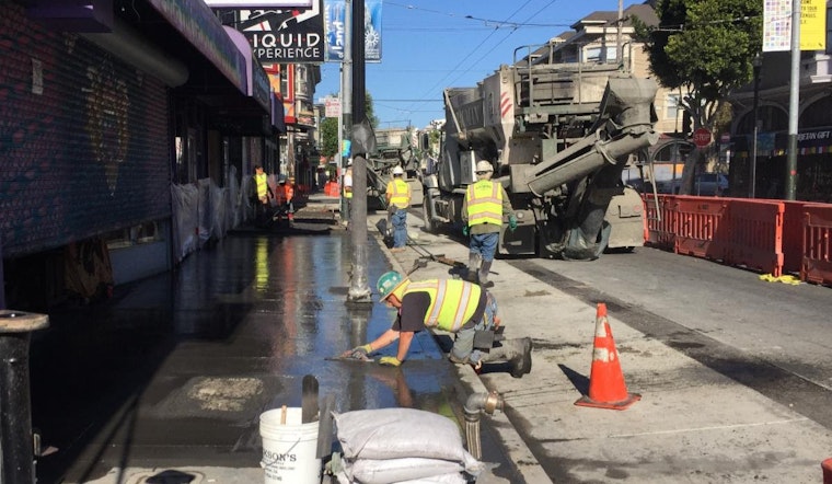 With construction ongoing during shelter in place, Upper Haight project is ahead of schedule