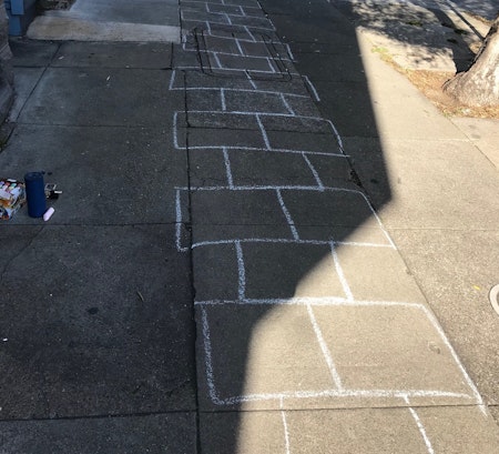 Hop to it: NoPa neighbors to attempt world-record hopscotch course on Saturday