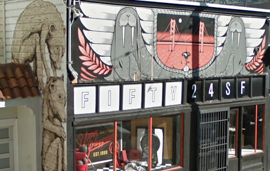 FIFTY24SF gallery closes, with building listed for sale; Upper Playground to remain open