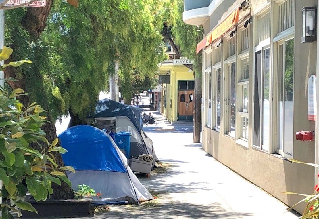 Concerned by growing tent camps, Hayes Valley neighbors lobby for safe sleeping site