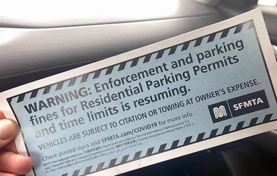 San Francisco to resume parking permit enforcement next week