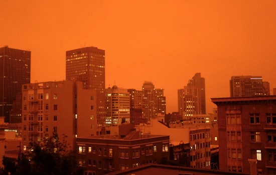 San Francisco awakens to darkness, as wildfire smoke blankets city in red twilight