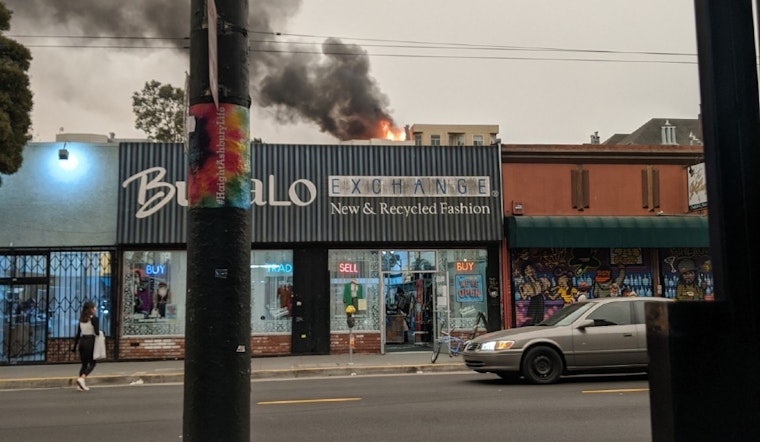 Waller Street 1-alarm fire sends smoke over Upper Haight, Cole Valley [UPDATED]
