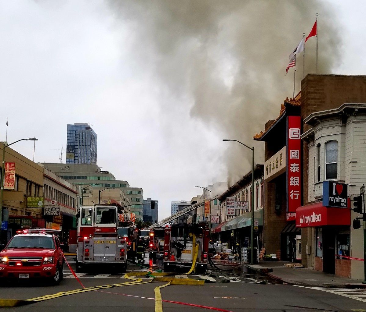 Oakland Eats: 5-alarm Chinatown fire damages 4 restaurants; S+M Vegan