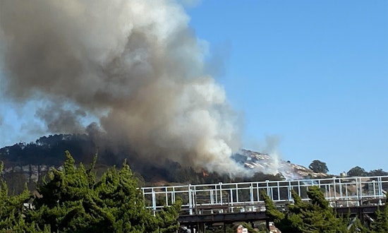 Wildfire threatens homes in South San Francisco