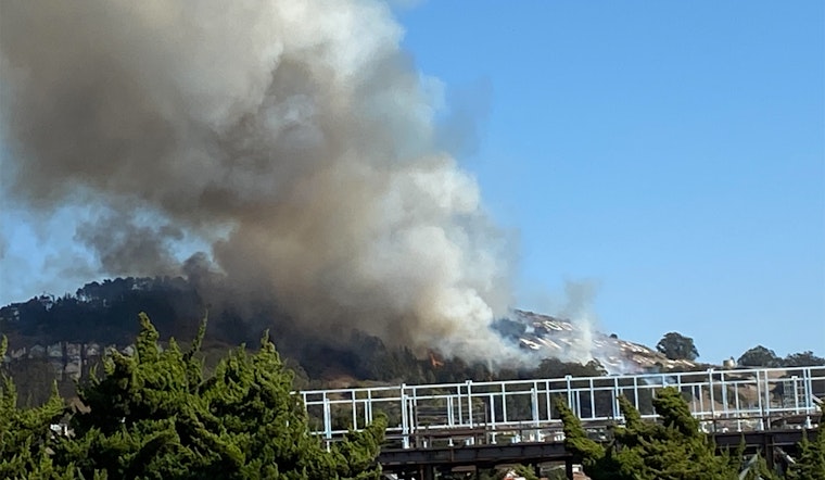 Wildfire threatens homes in South San Francisco