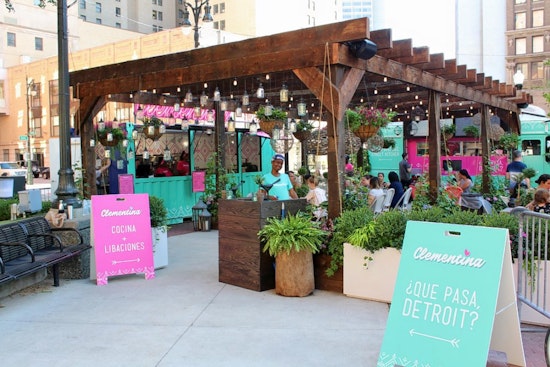 Outdoor Mexican eatery Clementina debuts in downtown Detroit